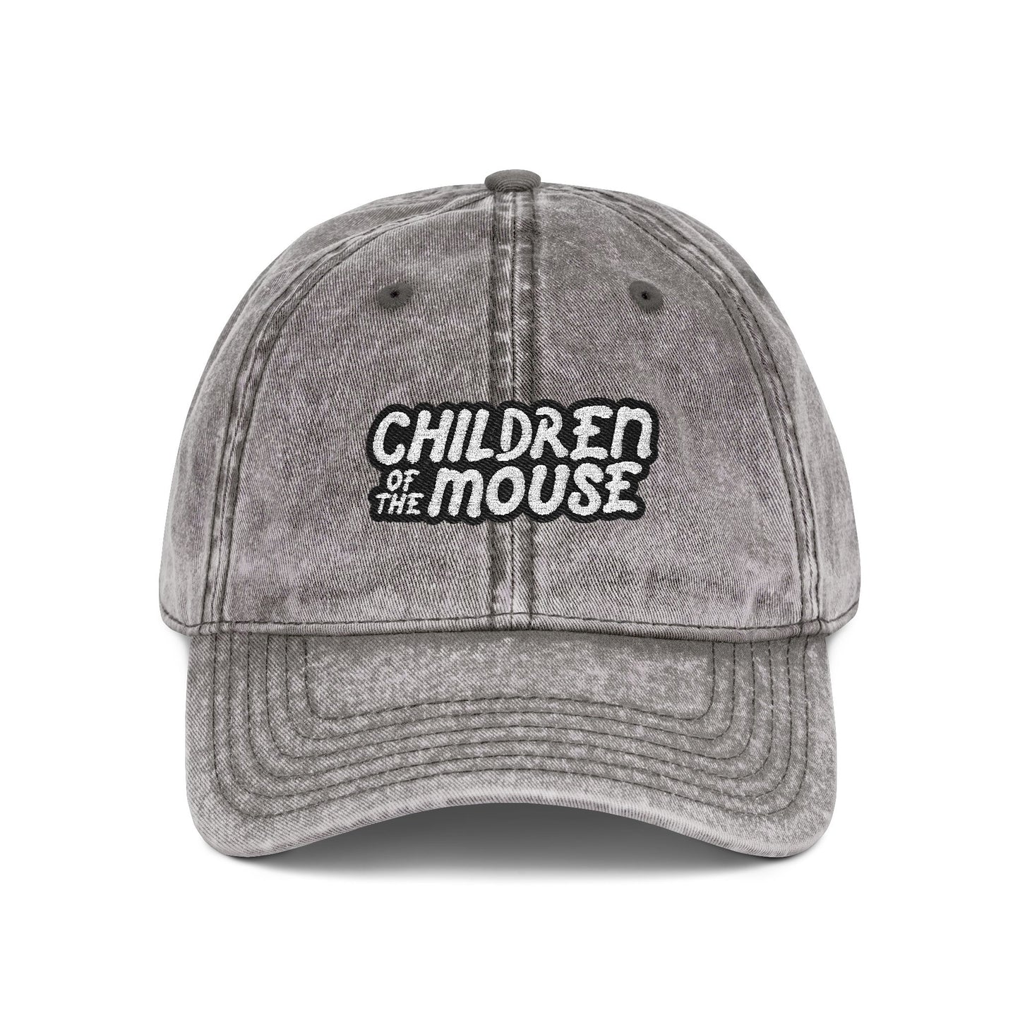 Children of the Mouse Embroidered Vintage Baseball Cap