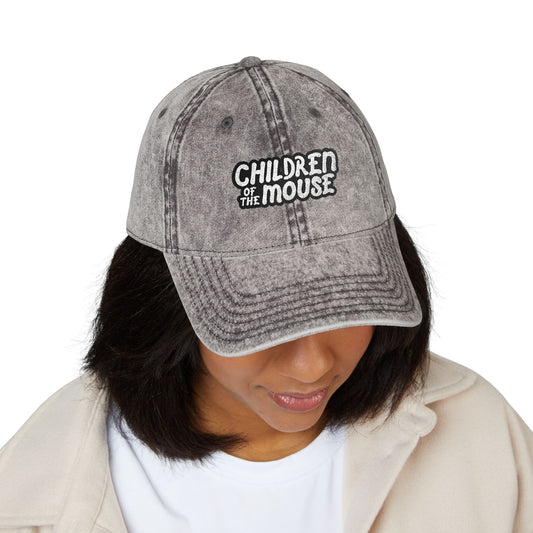 Children of the Mouse Embroidered Vintage Baseball Cap